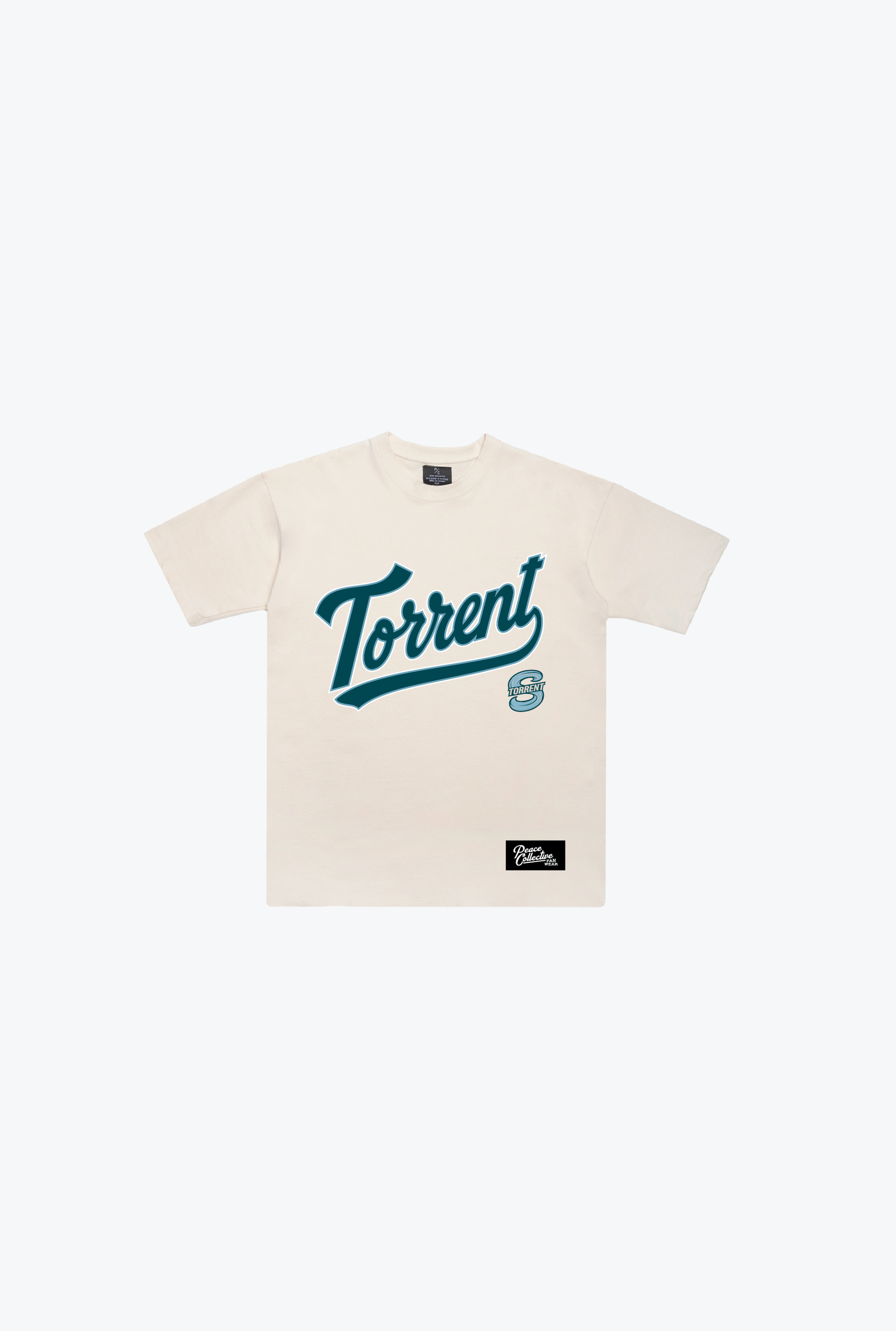 Seattle Torrent Spirit Script Youth Heavyweight T-Shirt - Ivory