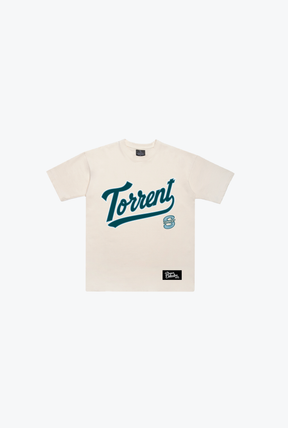 Seattle Torrent Spirit Script Youth Heavyweight T-Shirt - Ivory