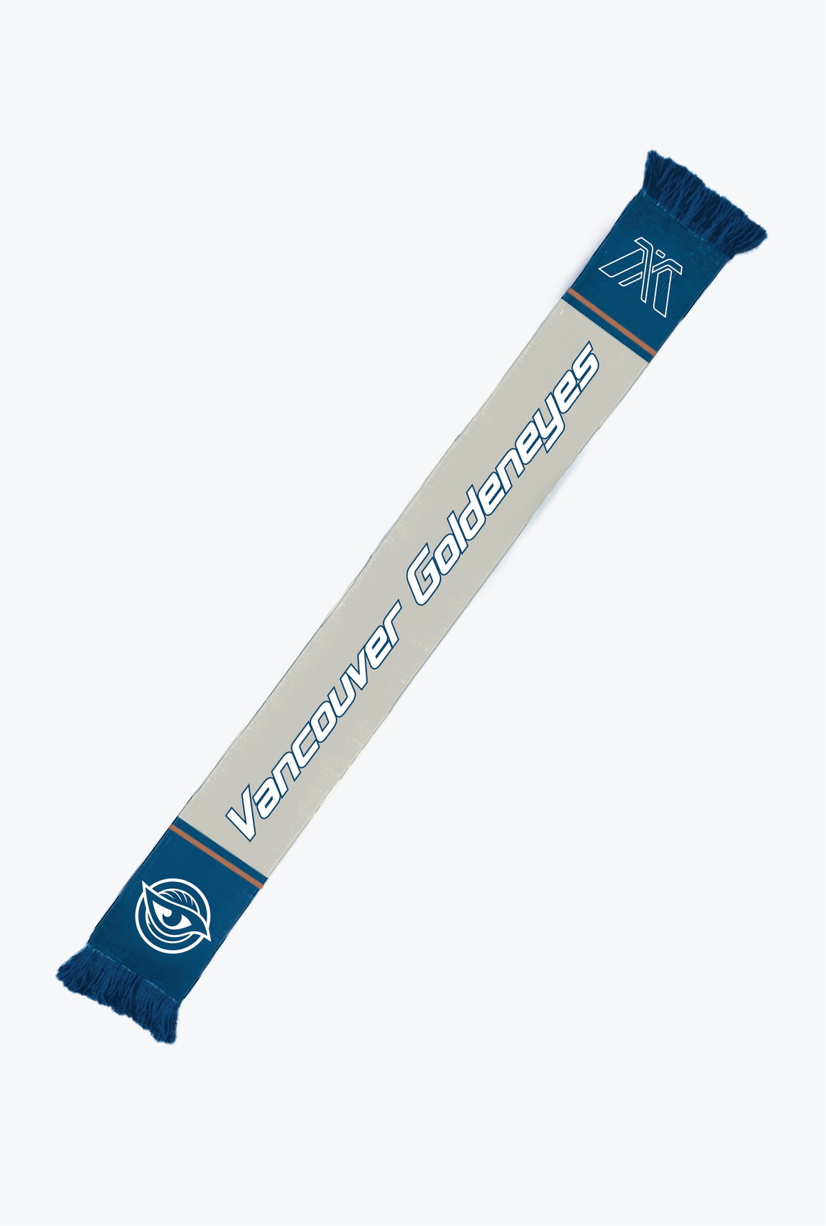 Vancouver Goldeneyes Ice Time Earned Knit Scarf - Pacific Blue