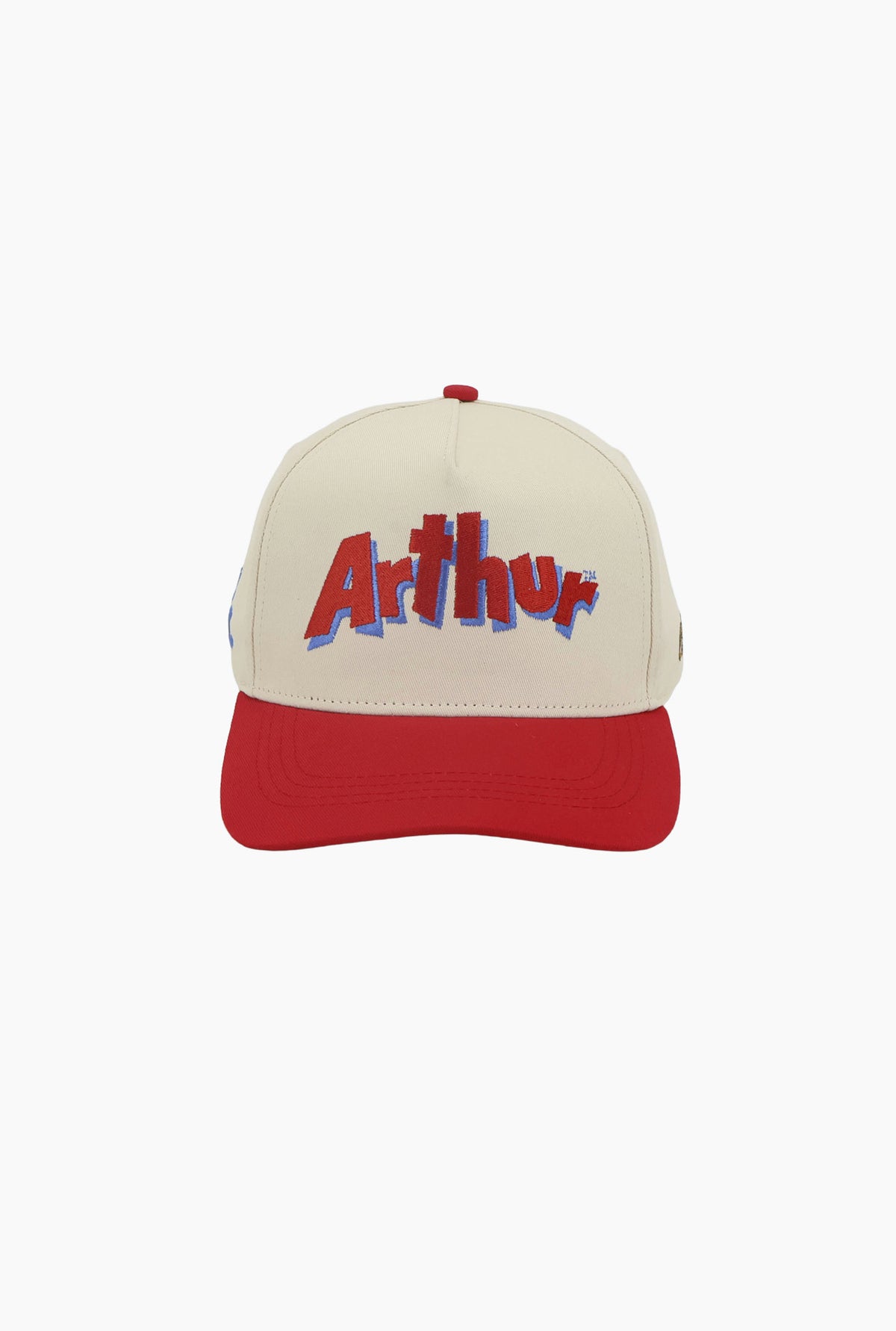 P/C x Arthur A-Frame Cap - Ivory / Red