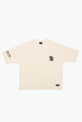 San Diego Padres Preppy Heavyweight Pocket T-Shirt - Ivory