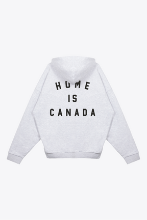 Home is Canada Anniversary Heavyweight Hoodie - Grey Melange
