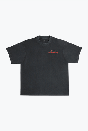 Home is Toronto Heavyweight Garment Dyed T-Shirt - Black
