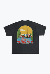 Home is Toronto Heavyweight Garment Dyed T-Shirt - Black