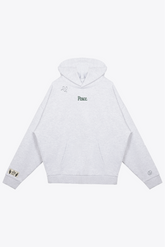 Peace Emblem SuperHeavy™️ Hoodie - Ash