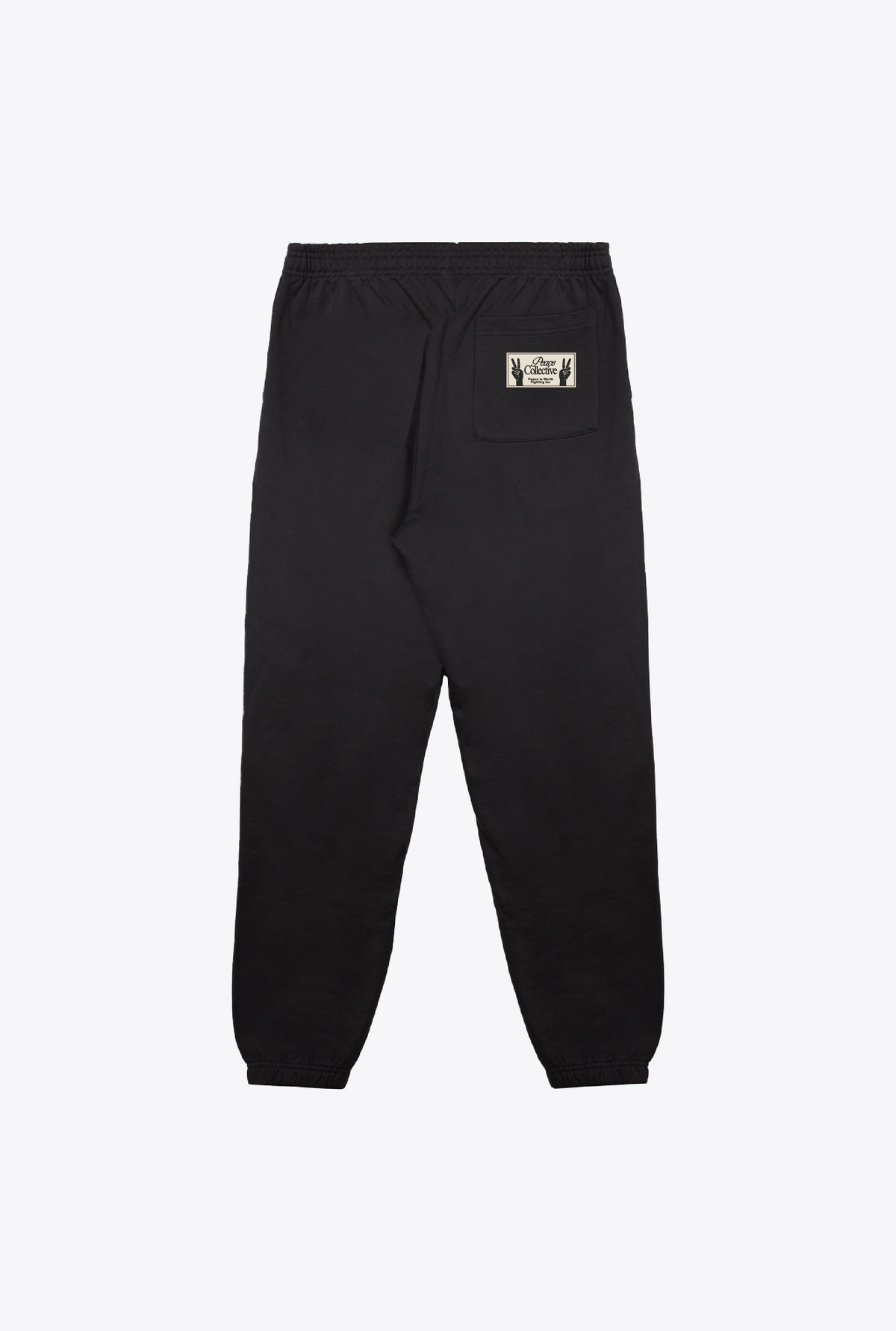 Peace Emblem SuperHeavy™️ Jogger - Off Black