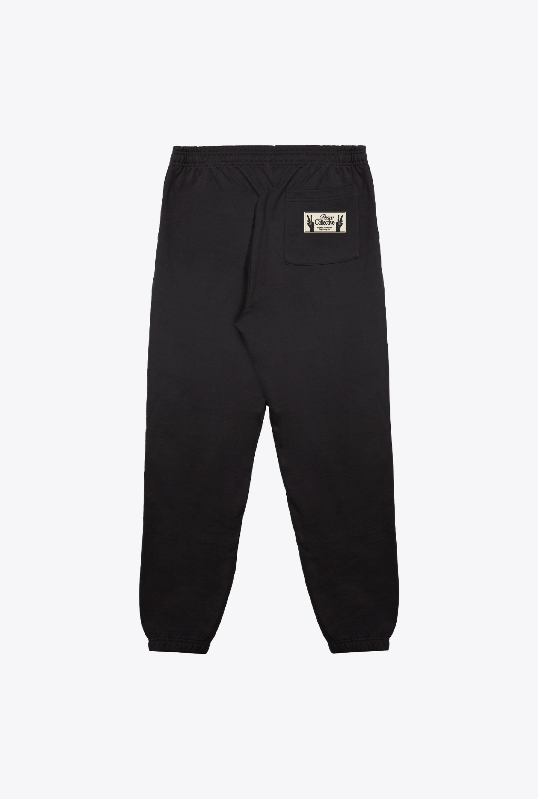 Peace Emblem SuperHeavy™️ Jogger - Off Black