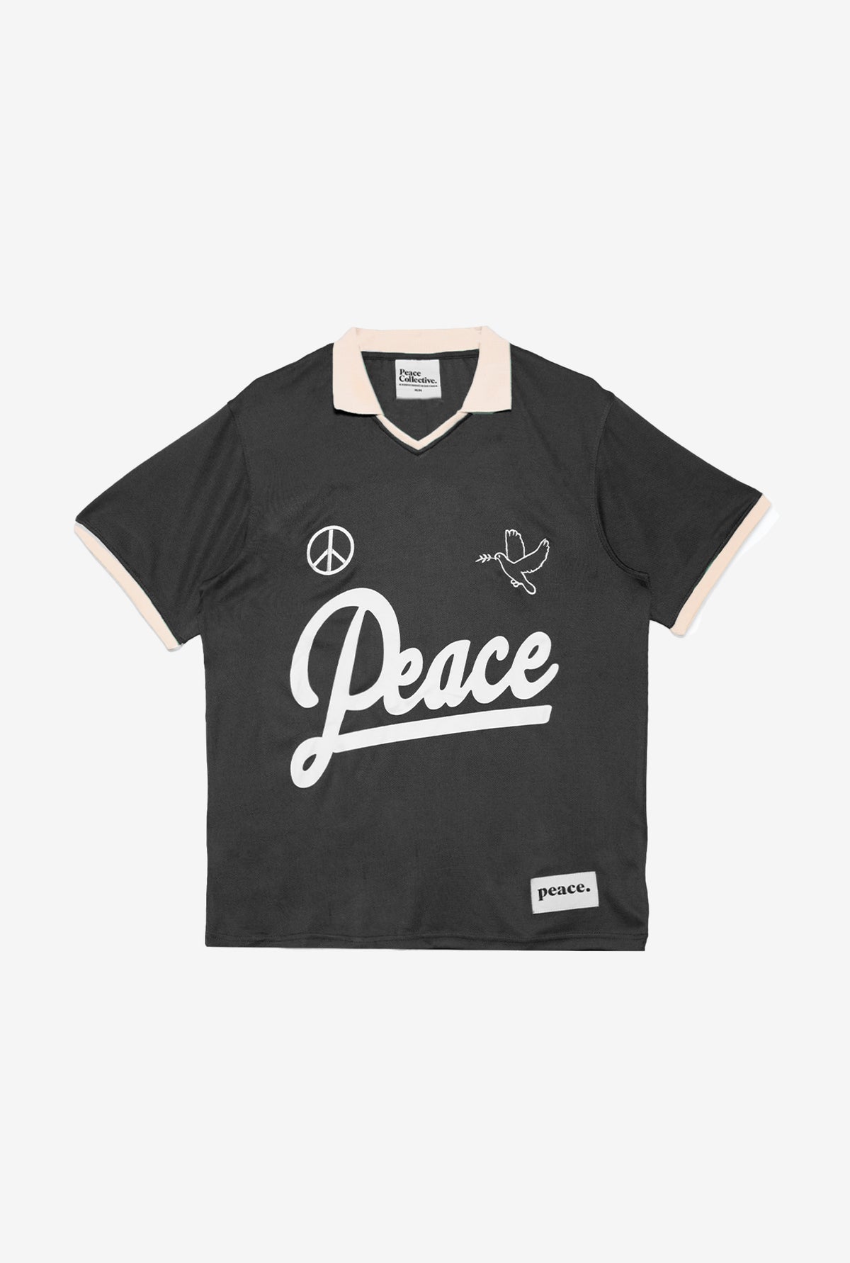 Peace Soccer Jersey - Black