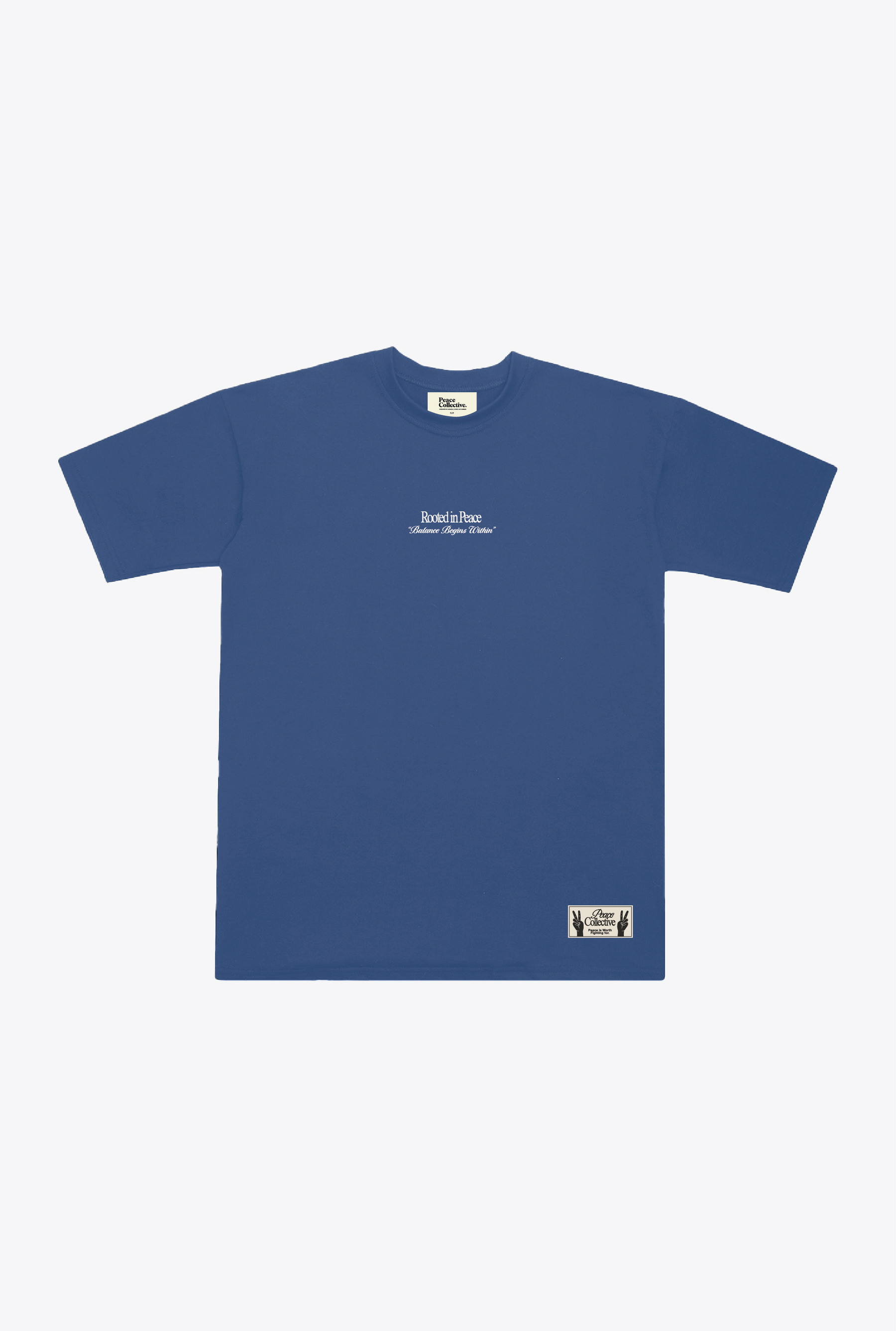 Resistance in Bloom Heavyweight T-Shirt - Navy