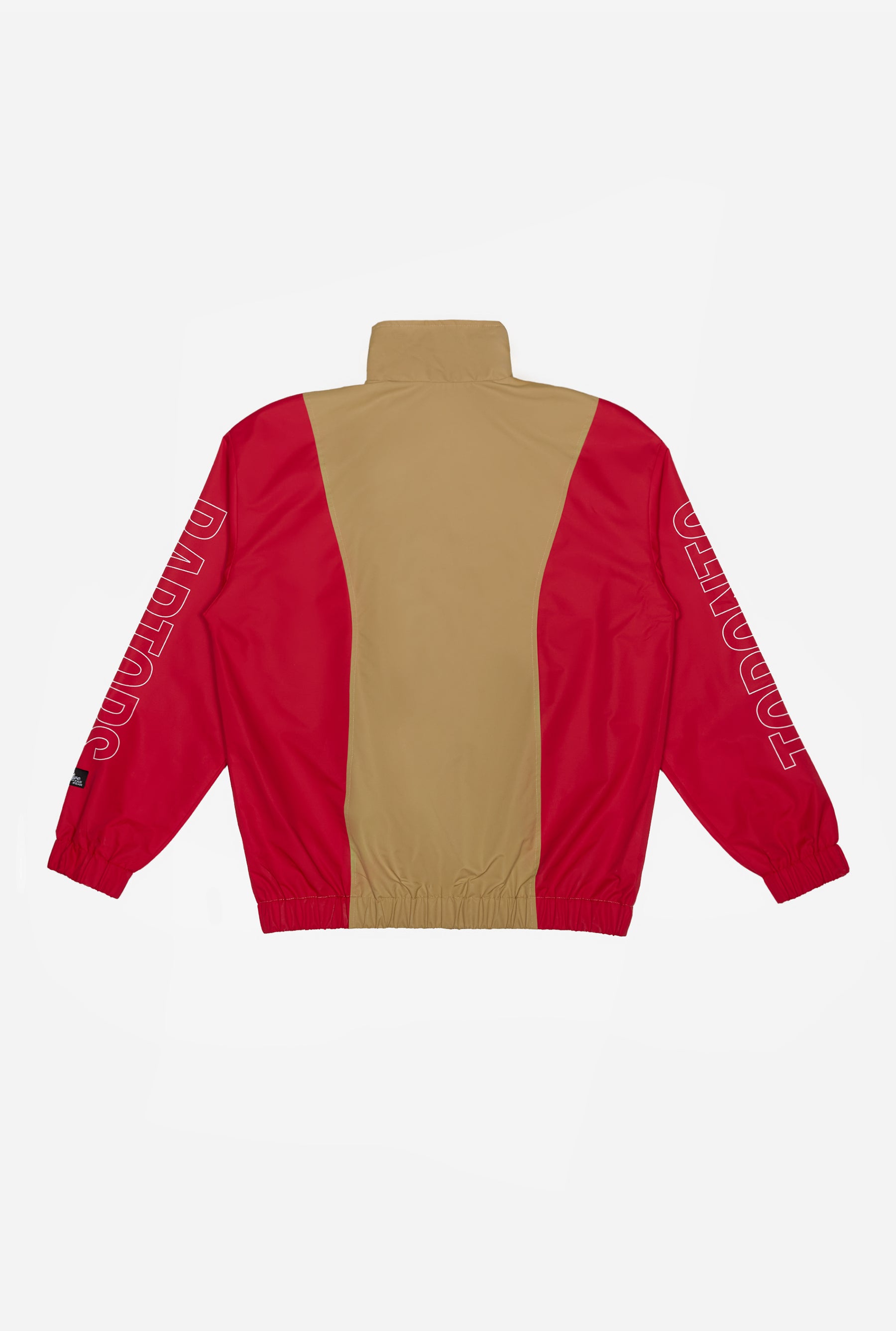 Toronto Raptors Colour Block Windbreaker Jacket - Ivory / Red