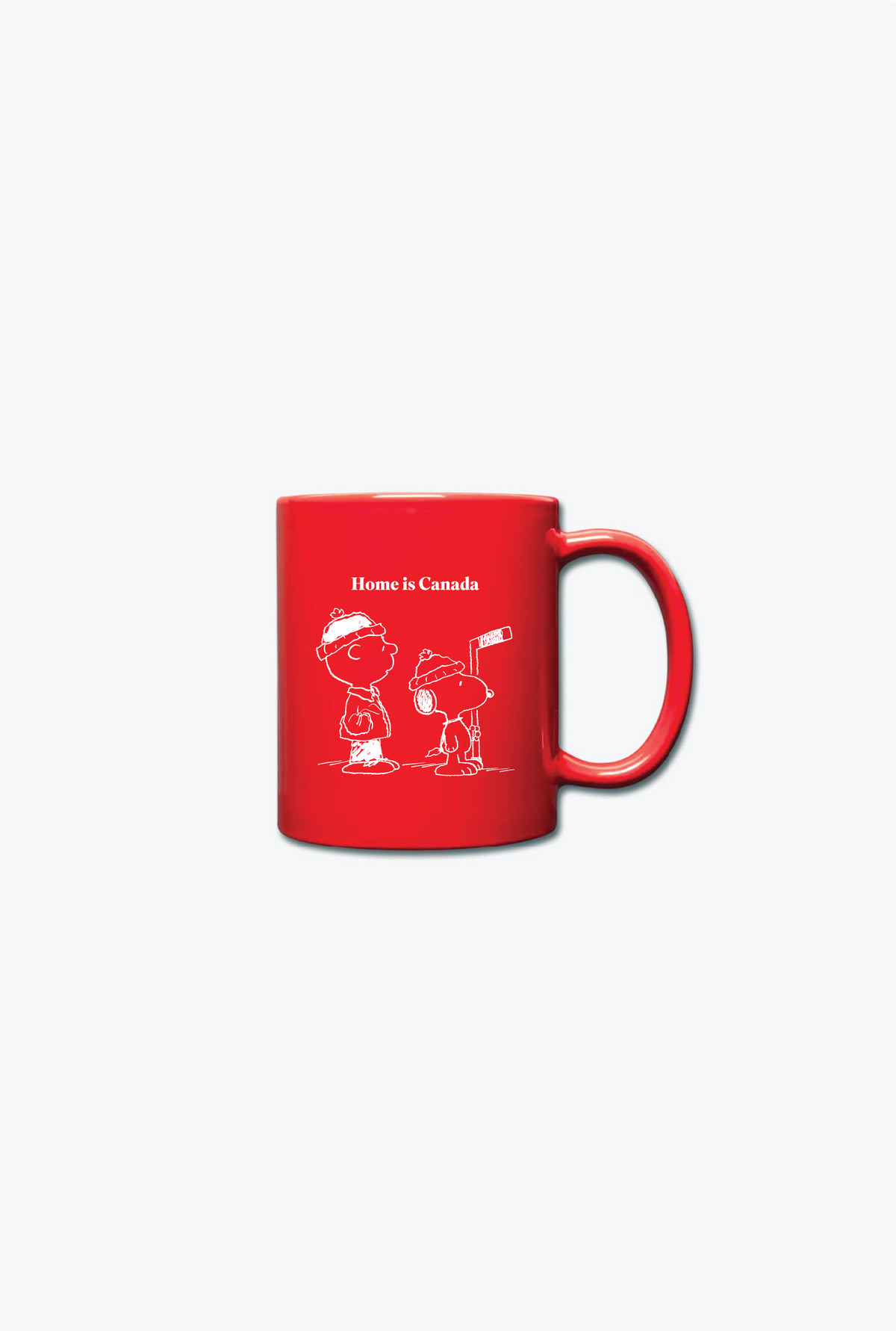 P/C x Peanuts Home is Canada Mug - Red