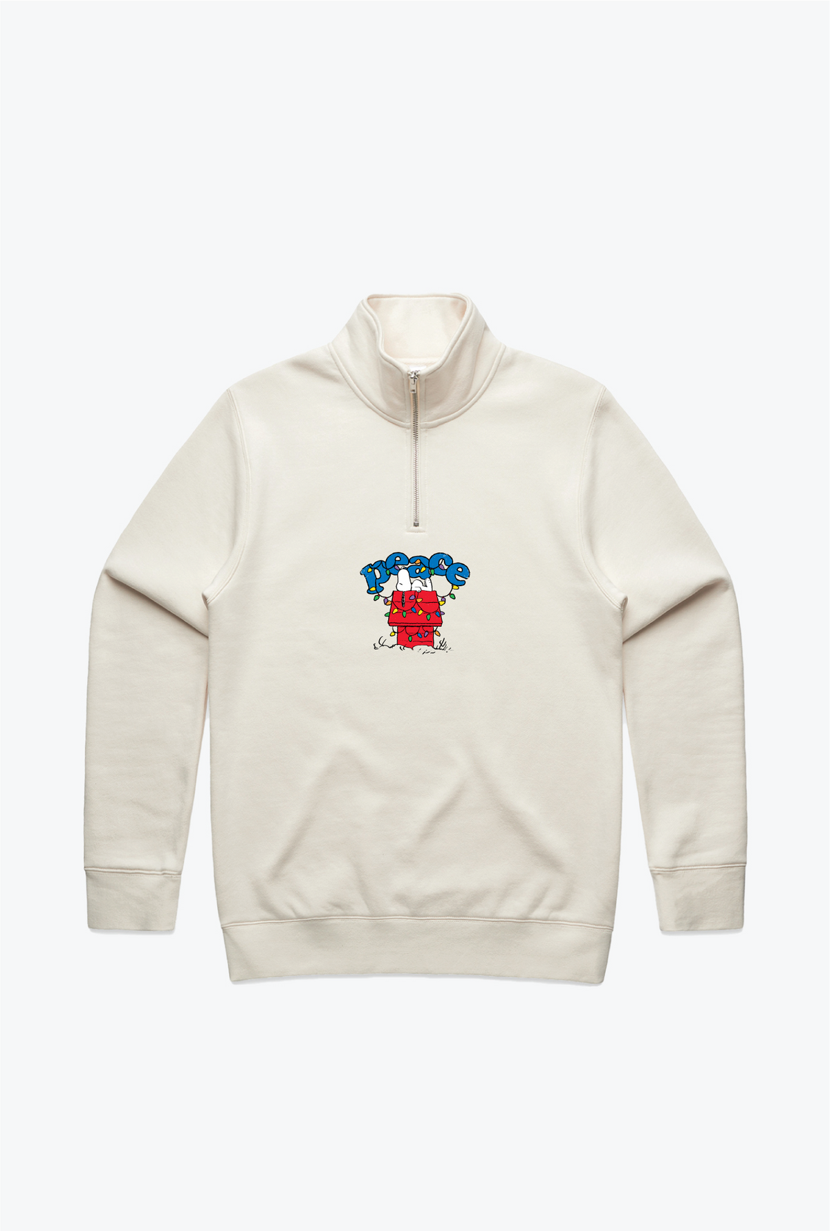 P/C x Peanuts Home is Canada Snoopy Quarter Zip - Ivory