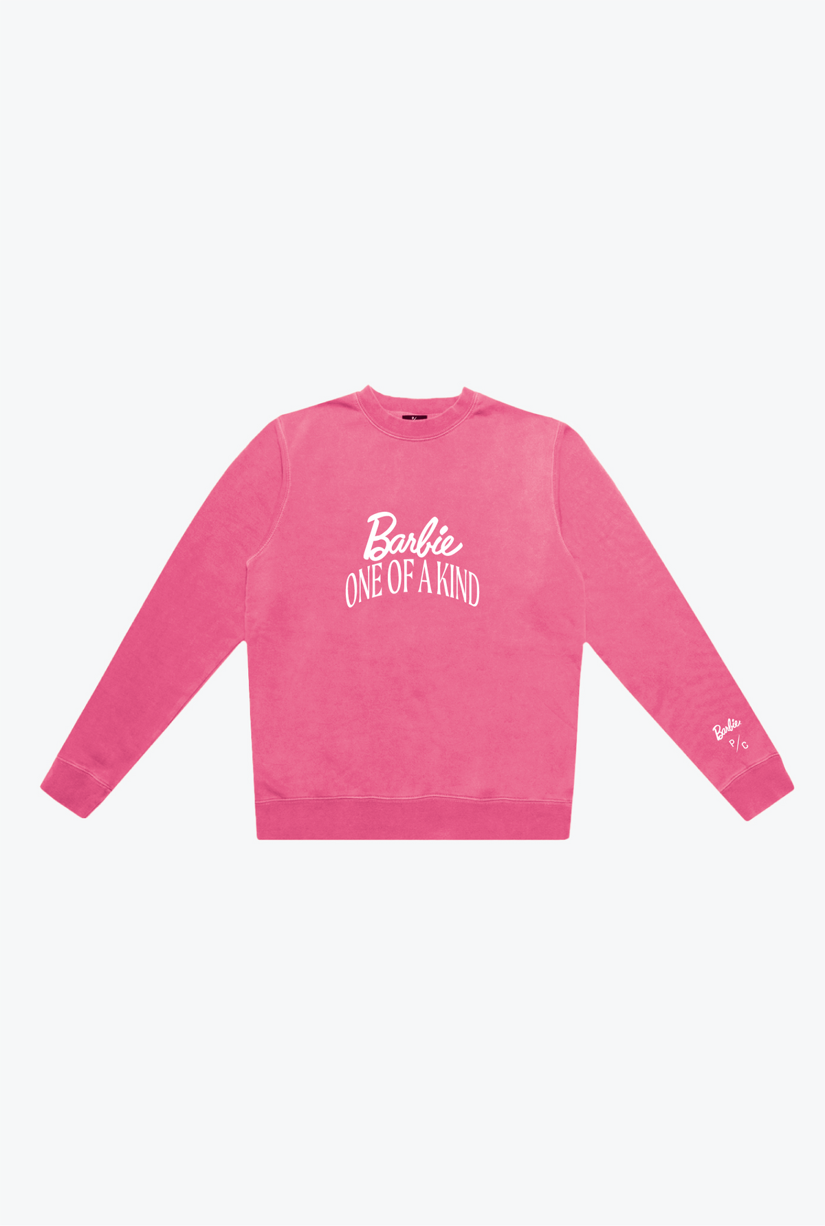 Barbie One Of A Kind Pigment Dye Crewneck - Pink