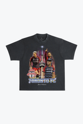 Toronto FC Vintage Player Heavyweight Pigment Dyed T-Shirt - Black