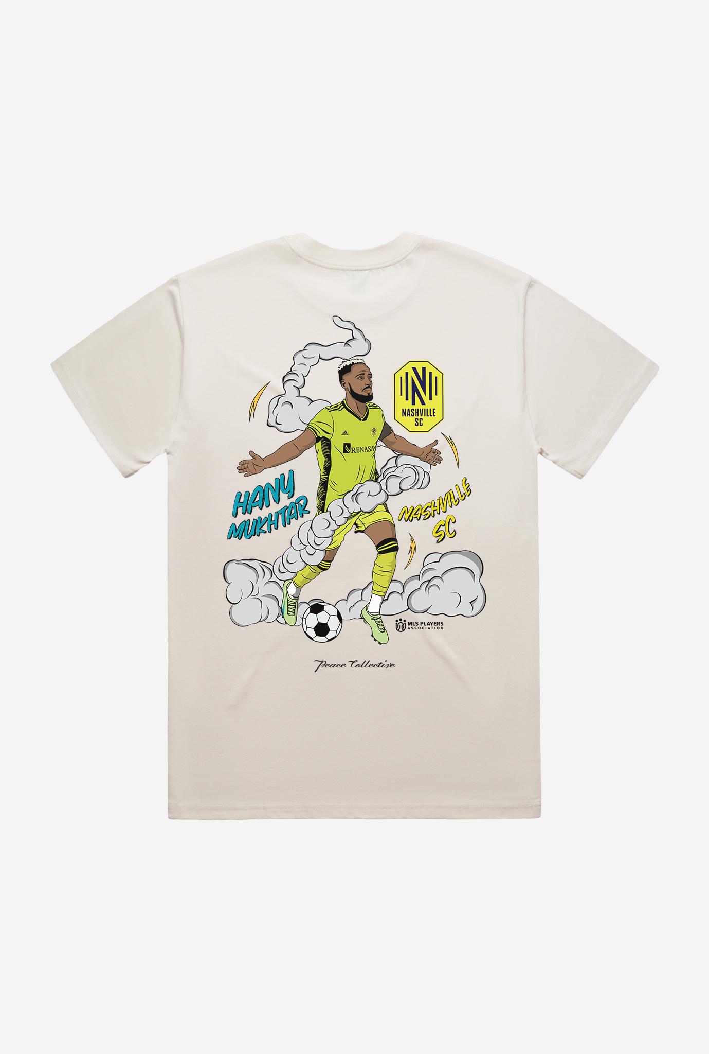 Hany Mukhtar Player Graphic Premium T-Shirt - Ivory