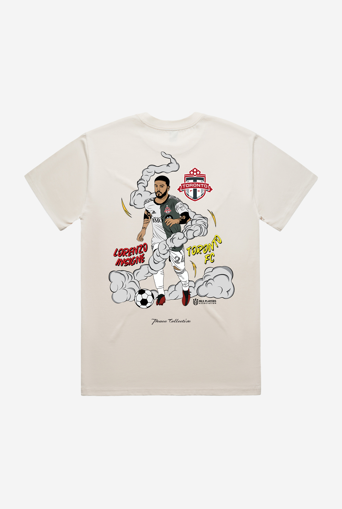 Lorenzo Insigne Player Graphic Premium T-Shirt - Ivory