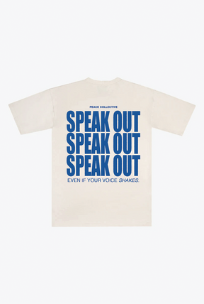 Speak Out Heavyweight T-Shirt - Ivory