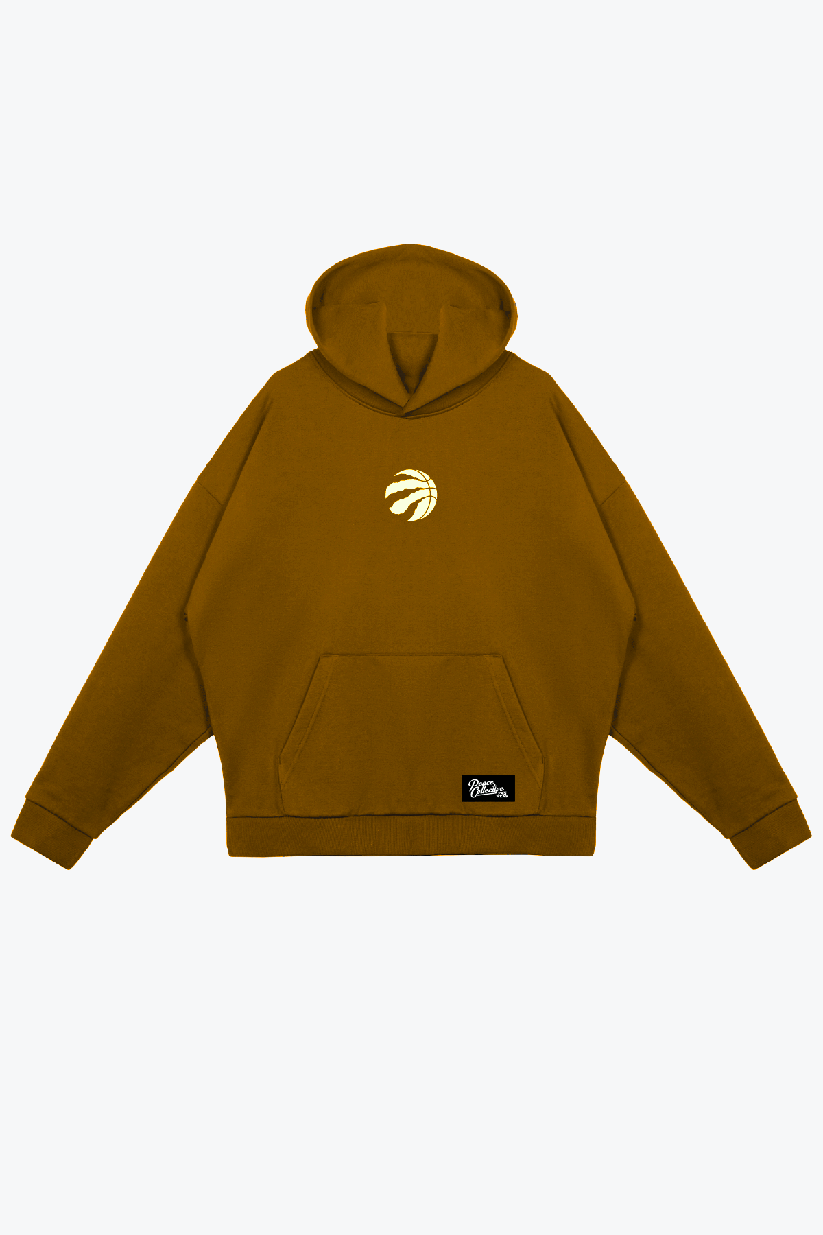 Toronto Raptors Fanleisure Heavyweight Hoodie - Washed Brown