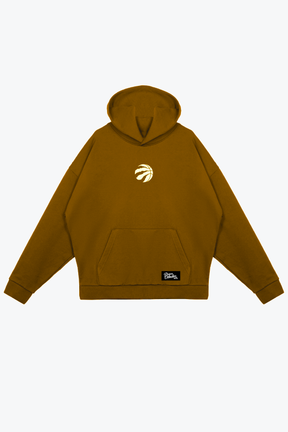 Toronto Raptors Fanleisure Heavyweight Hoodie - Washed Brown