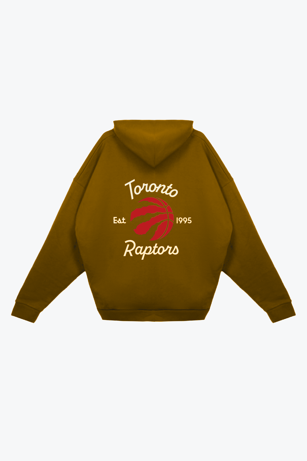 Toronto Raptors Fanleisure Heavyweight Hoodie - Washed Brown