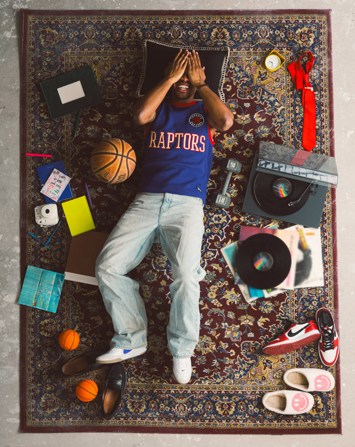 Maillot de basketball tricoté des Raptors de Toronto - Violet