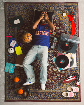 Maillot de basketball tricoté des Raptors de Toronto - Violet