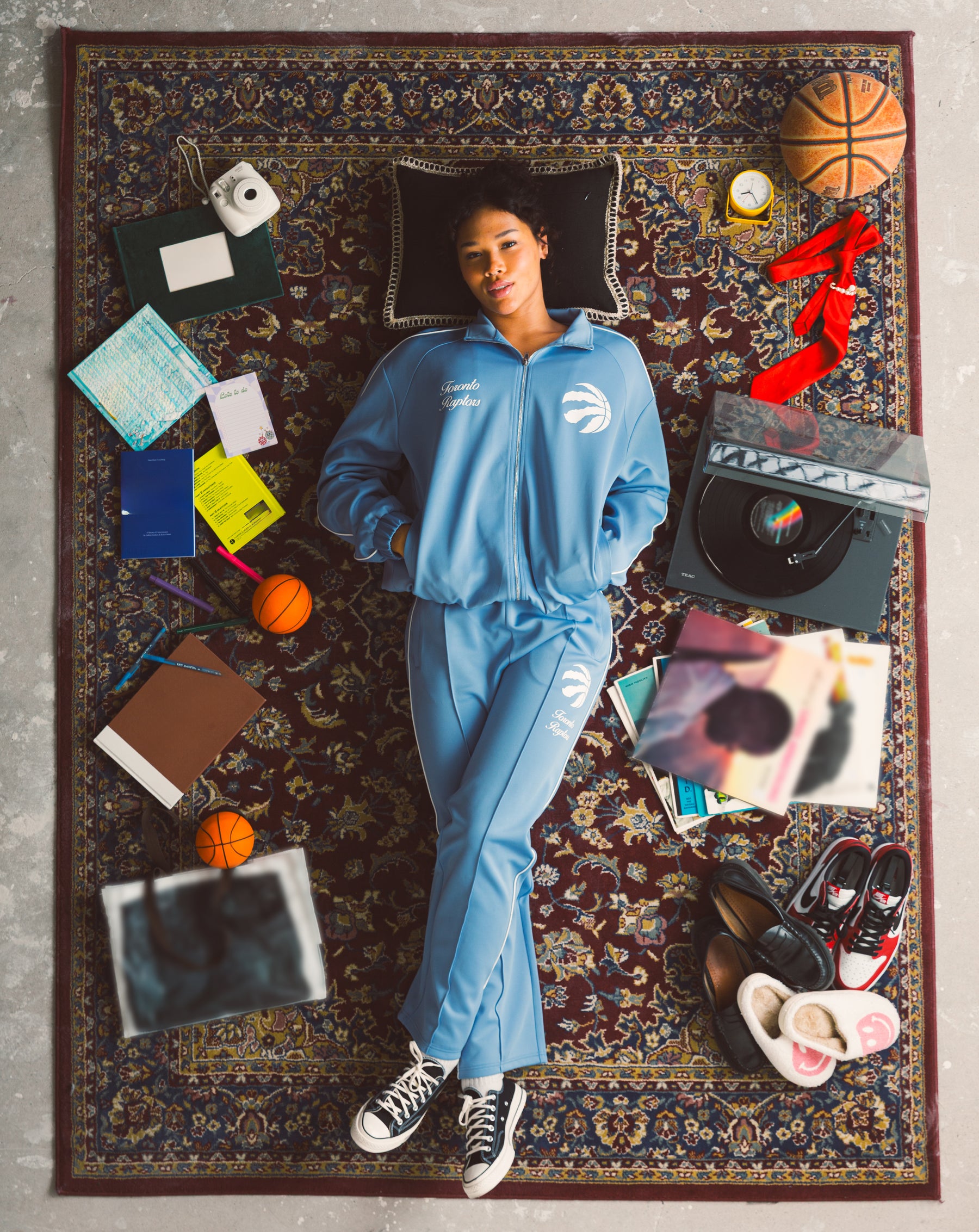 Toronto Raptors Track Pants - Purple