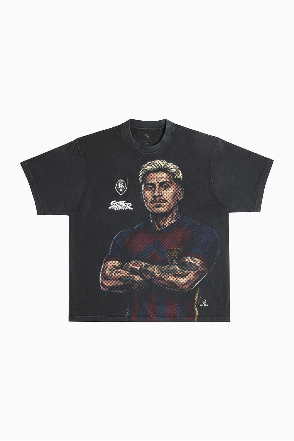 Real Salt Lake x Street Fighter Diego Luna Premium T-Shirt - Black