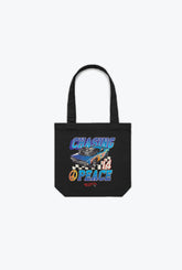 Chasing Peace Racing Totebag - Black