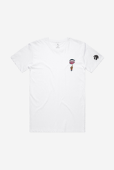 Toronto Raptors Spinning Ball Logo T-Shirt - White
