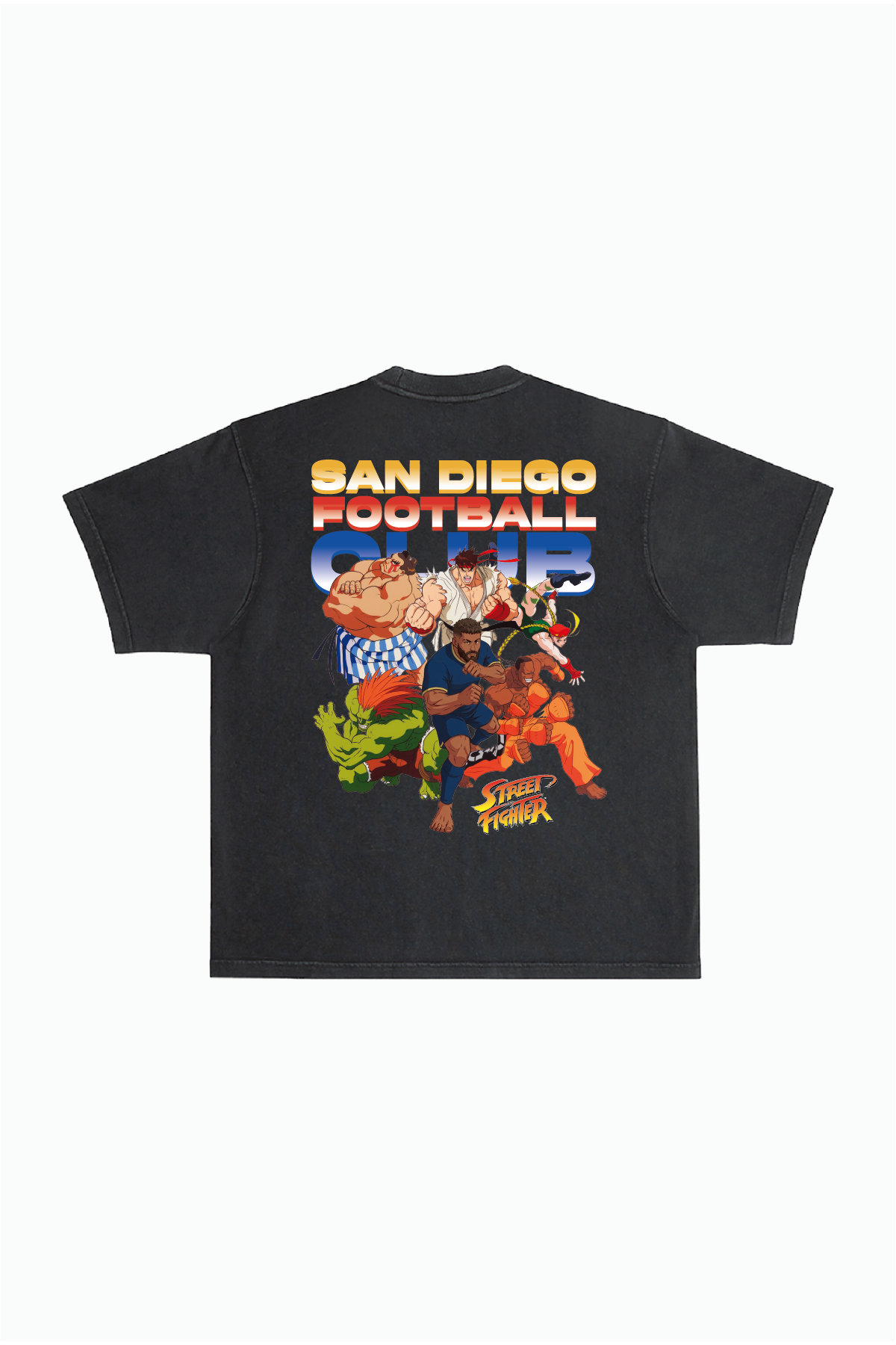 San Diego FC x Street Fighter All Fighter Premium T-Shirt - Black