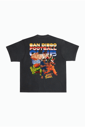 San Diego FC x Street Fighter All Fighter Premium T-Shirt - Black