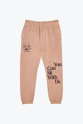You Can Sit With Us Heavyweight Jogger - Burro