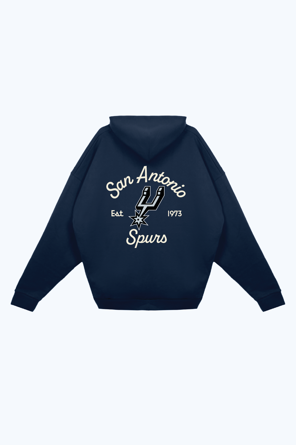 San Antonio Spurs Fanleisure Heavyweight Hoodie - True Navy