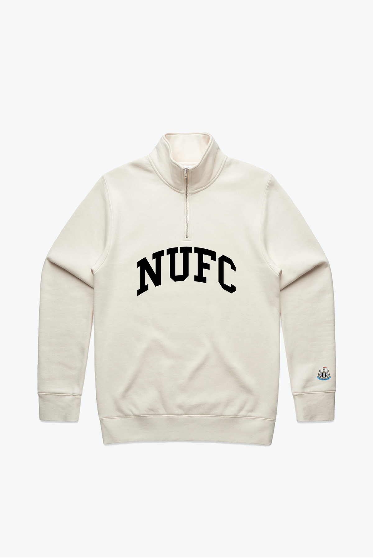 Newcastle United Essentials Quarter Zip - Ivory