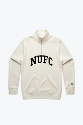 Newcastle United Essentials Quarter Zip - Ivory