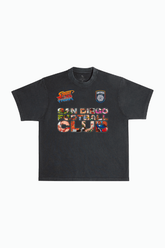 San Diego FC x Street Fighter Character Premium T-Shirt - Black