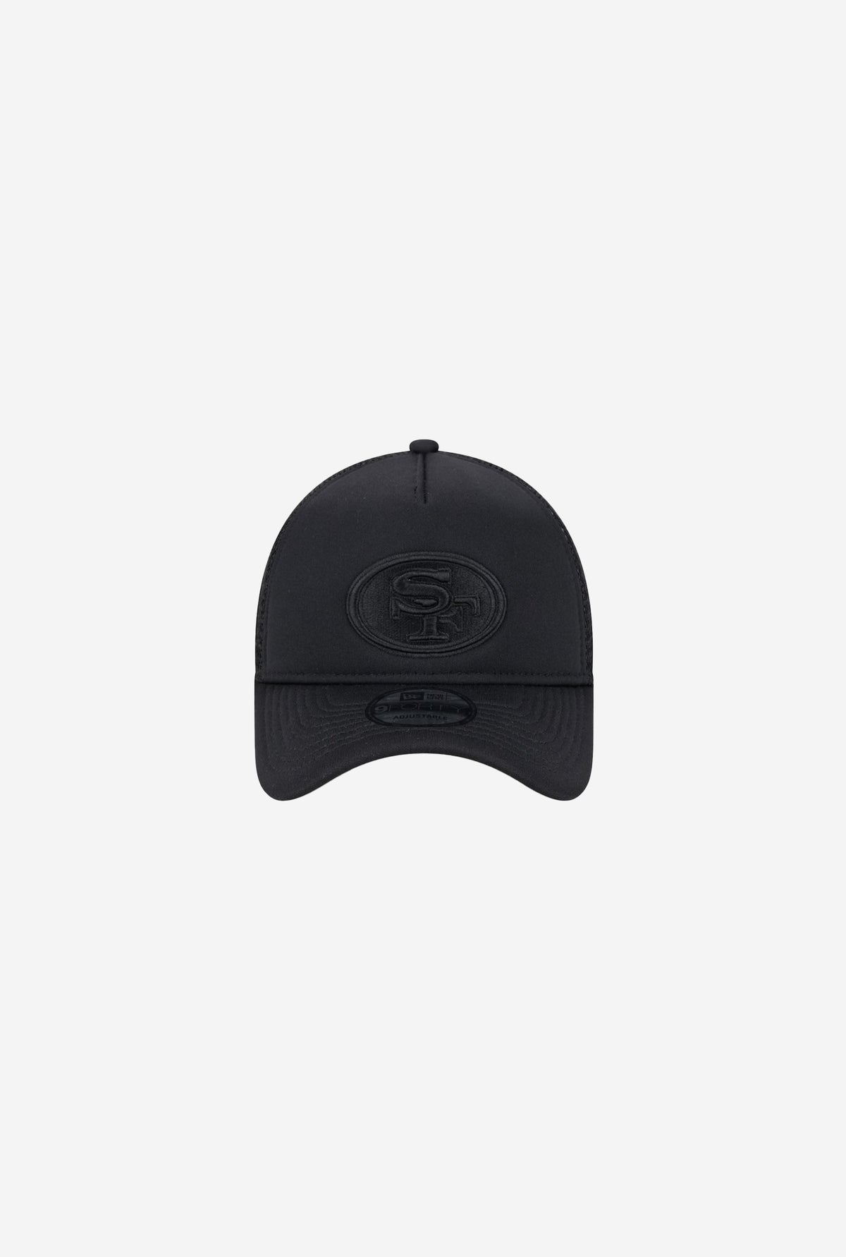San Francisco 49ers 9FORTY A-Frame All Day Trucker - Black/Black
