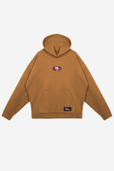 San Francisco 49ers Fanleisure Heavyweight Hoodie - Brown