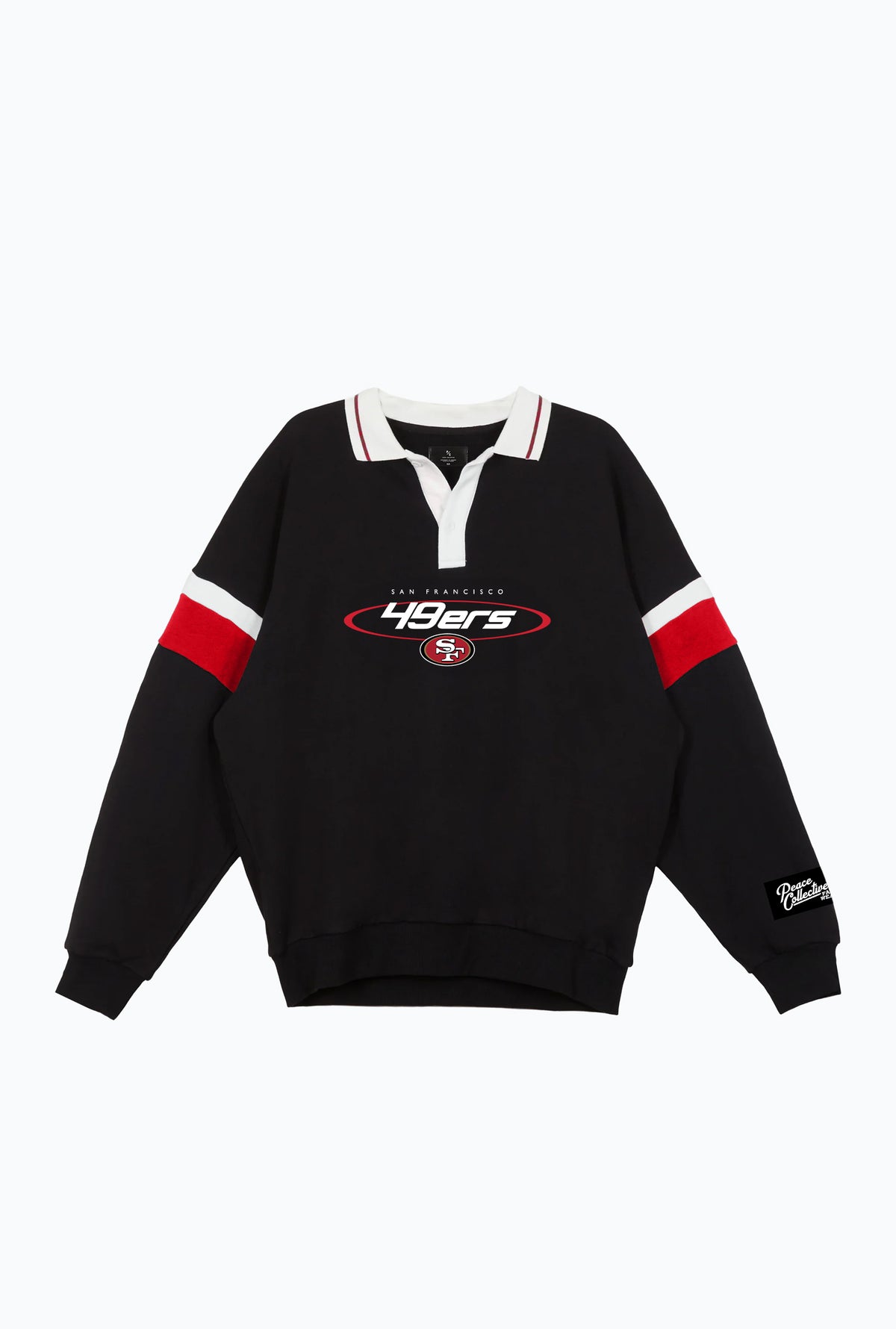 San Francisco 49ers Oversized Rugby - Black