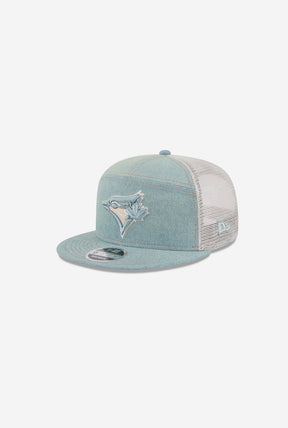 Toronto Blue Jays Denim 9FIFTY Trucker Cap - Blue