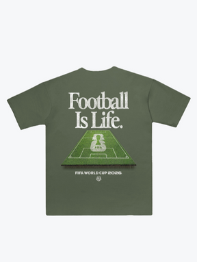 FIFA World Cup 2026™ Football is Life Heavyweight T-Shirt - Olive