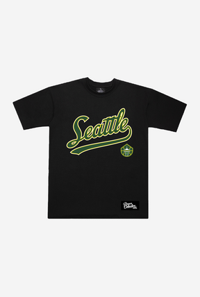 Seattle Storm Spirit Heavyweight T-Shirt - Black