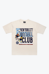 New York City FC x Sesame Street Stacked Heavyweight T-Shirt - Ivory