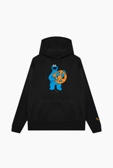Sesame Street Cookie Monster Heavyweight Hoodie - Black