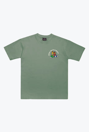 Sesame Street Mental Health Heavyweight T-Shirt - Sage Green
