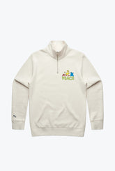 Sesame Street Quarter Zip - Ivory