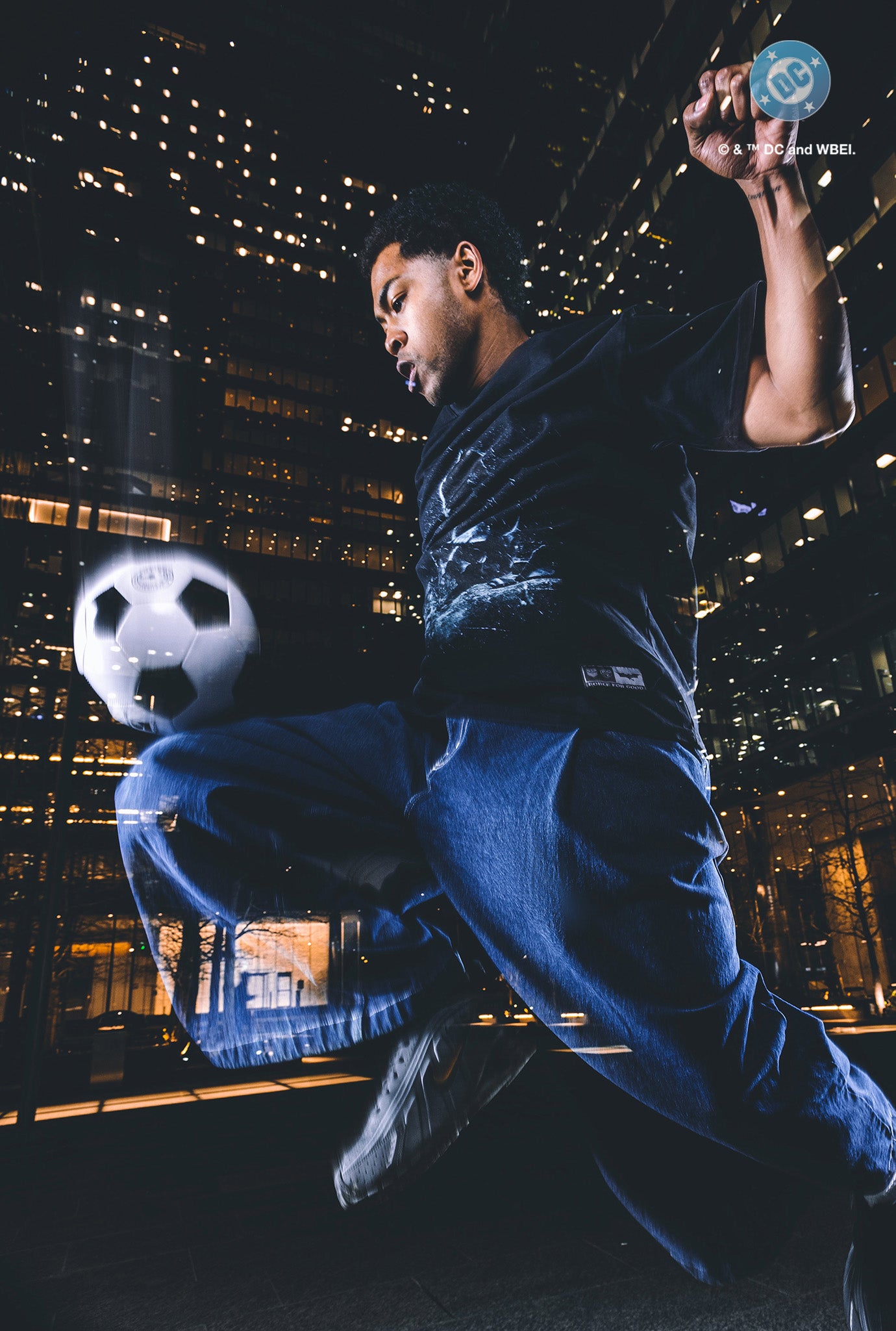 Camiseta US Soccer x DC Comics Bane - Negra