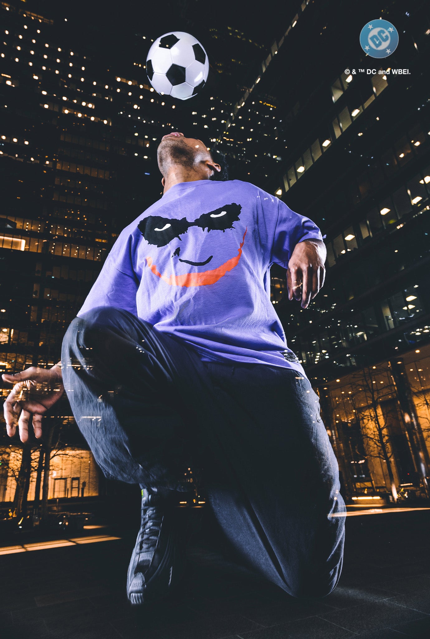 Camiseta US Soccer x DC Comics Joker - Púrpura