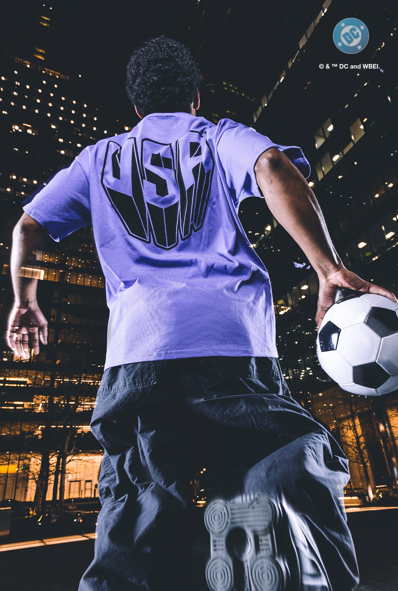 Camiseta US Soccer x DC Comics Joker - Púrpura